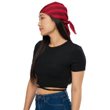 Load image into Gallery viewer, Red & Black Bandana