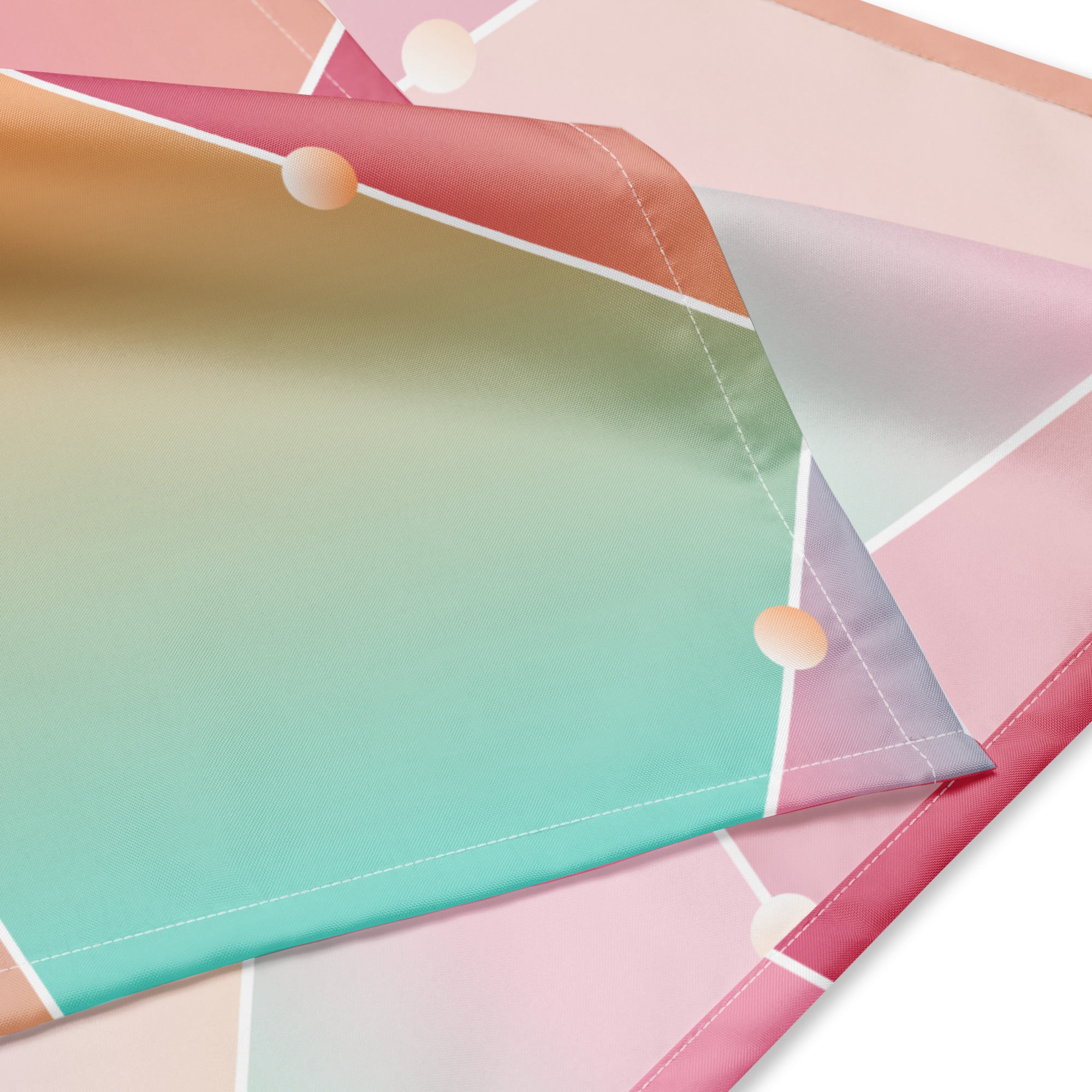 Multi Color Geometrical Design Bandana