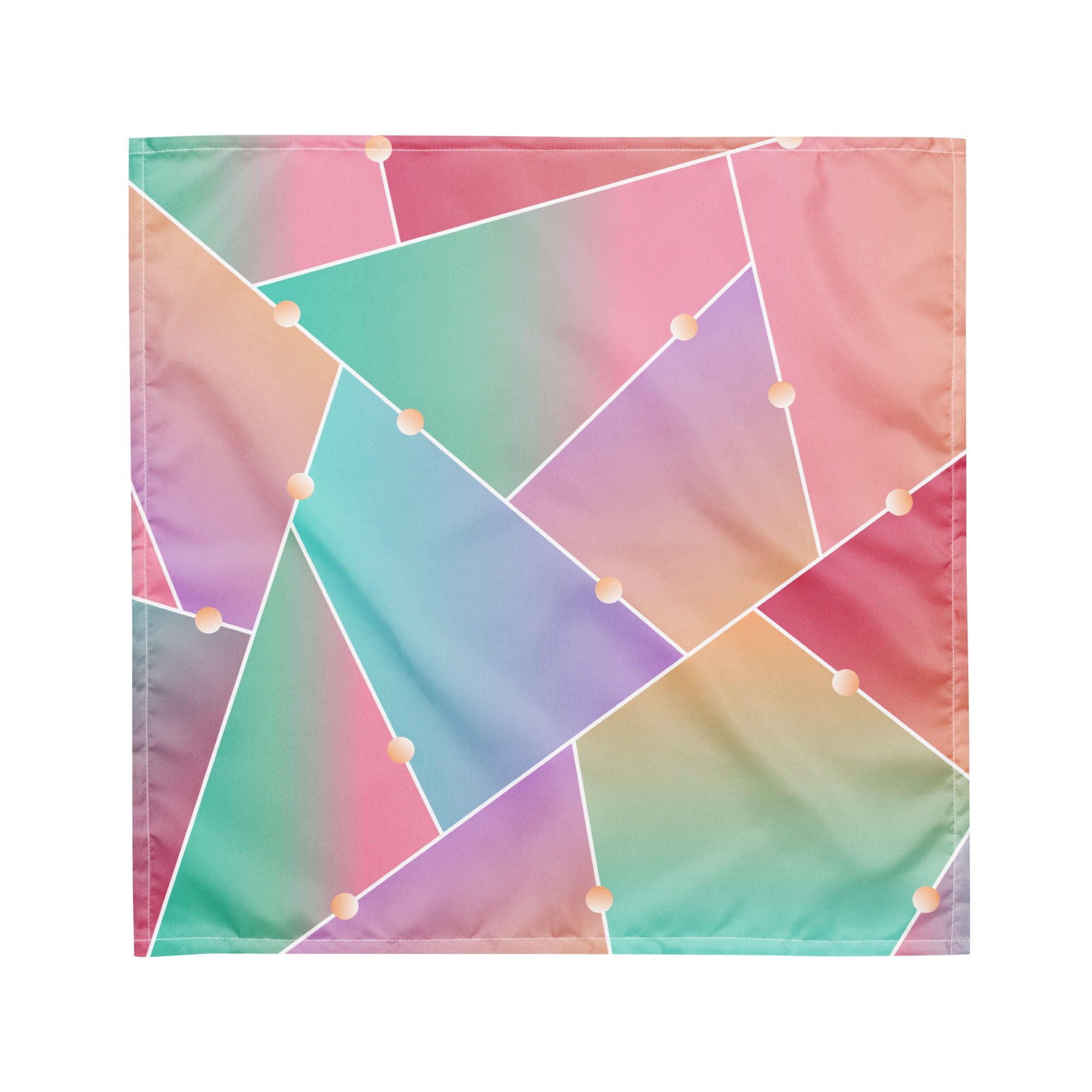 Multi Color Geometrical Design Bandana