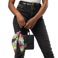 Load image into Gallery viewer, Pink, Yellow, and Green Flower Bandana