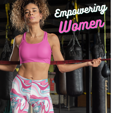 Load image into Gallery viewer, Tie Dye Leggings Outfit with Pink, Blue, and White Colors