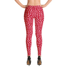 Load image into Gallery viewer, Christmas Red Leggings