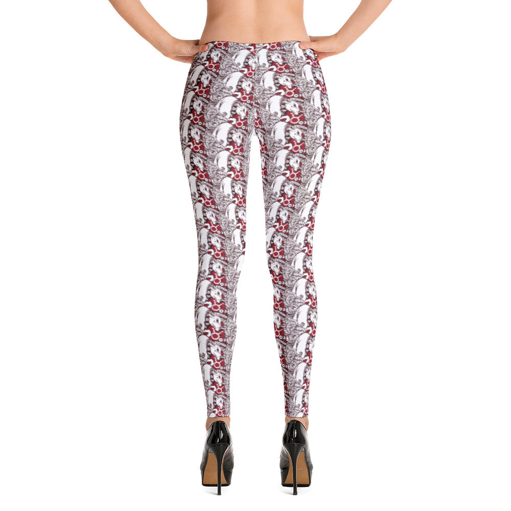 Taurus Zodiac Collage Leggings