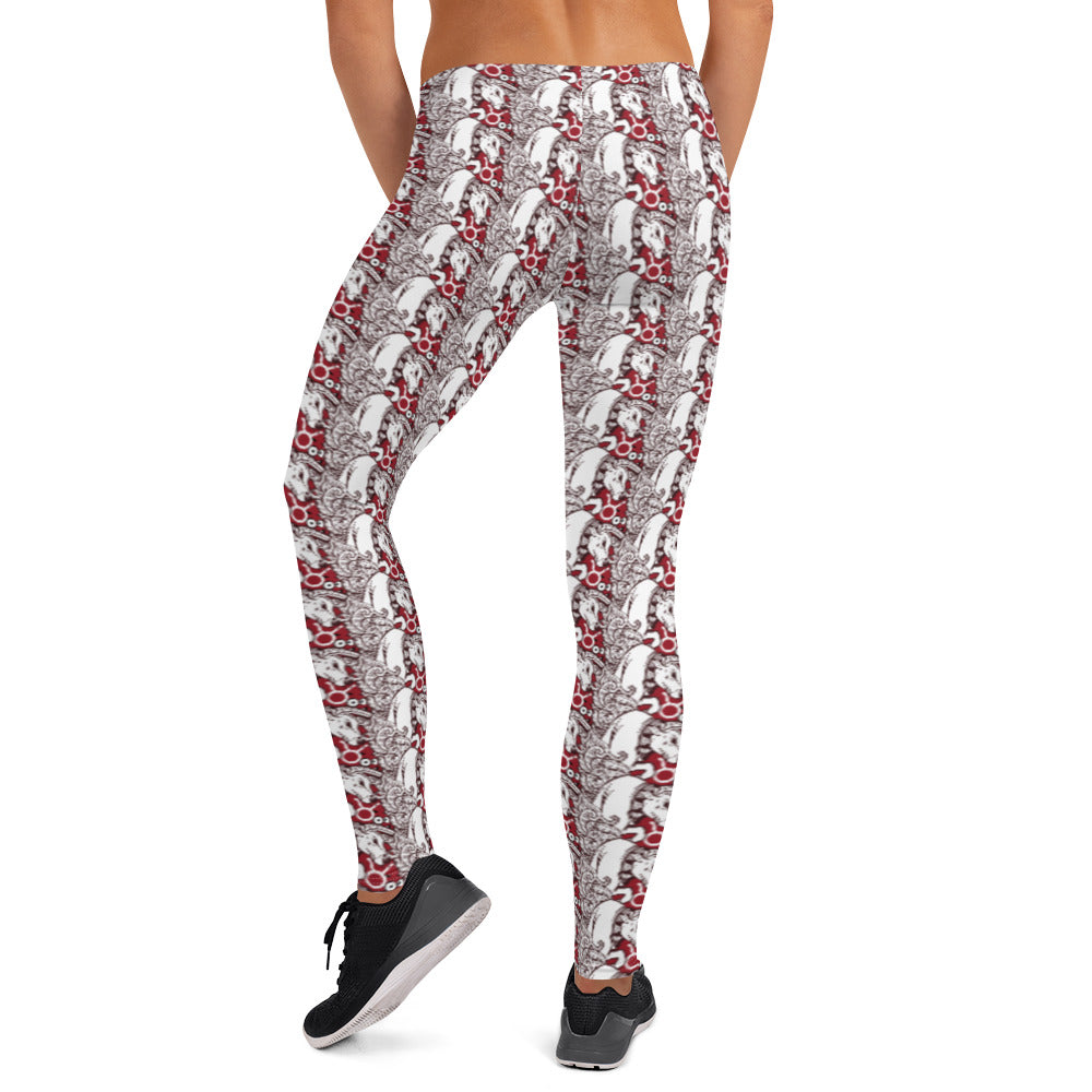 Taurus Zodiac Collage Leggings
