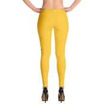 Load image into Gallery viewer, Aries Yellow Zodiac Leggings