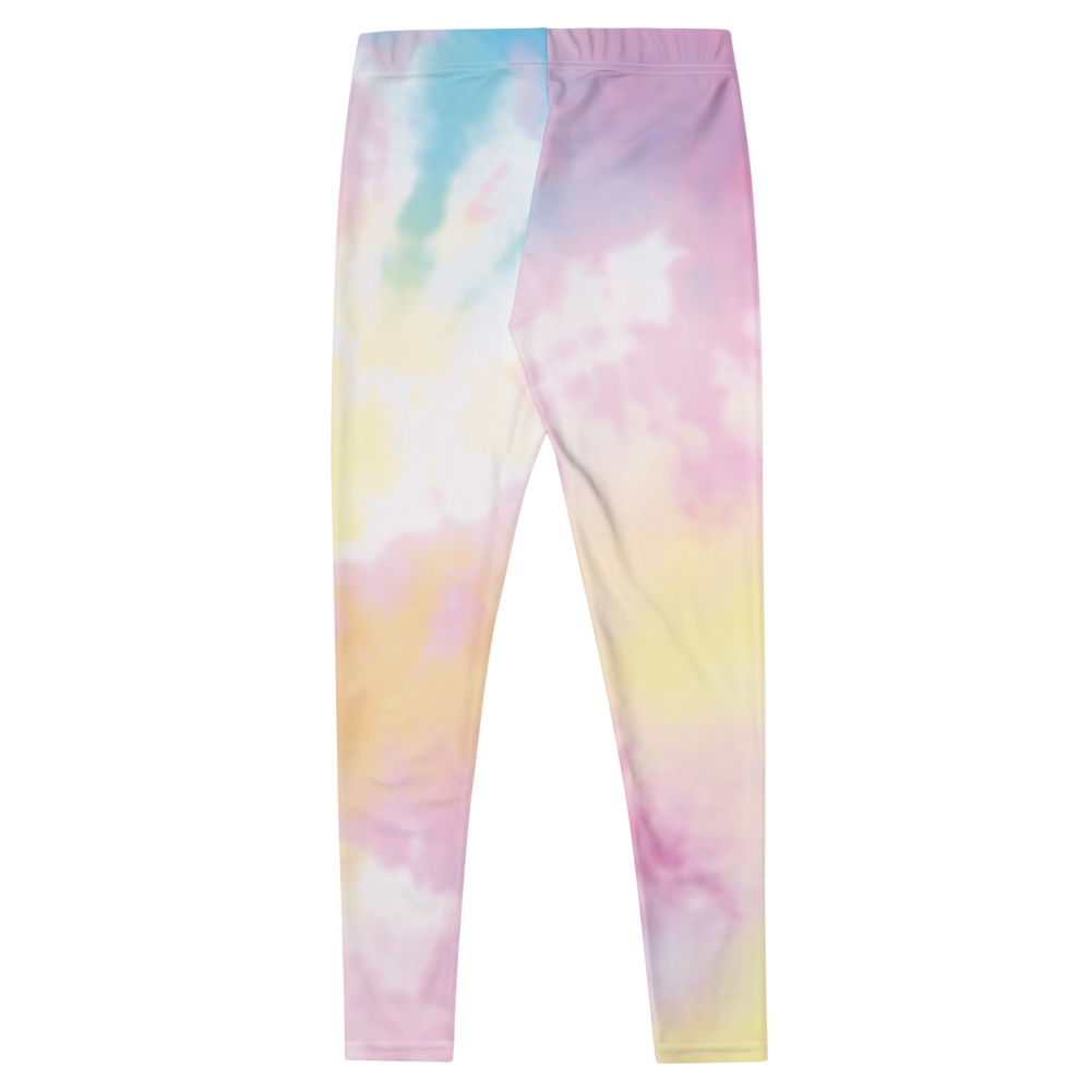 Blue Purple Tie Dye Leggings