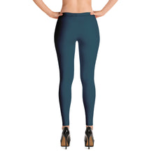 Load image into Gallery viewer, Dark Blue Whale Leggings