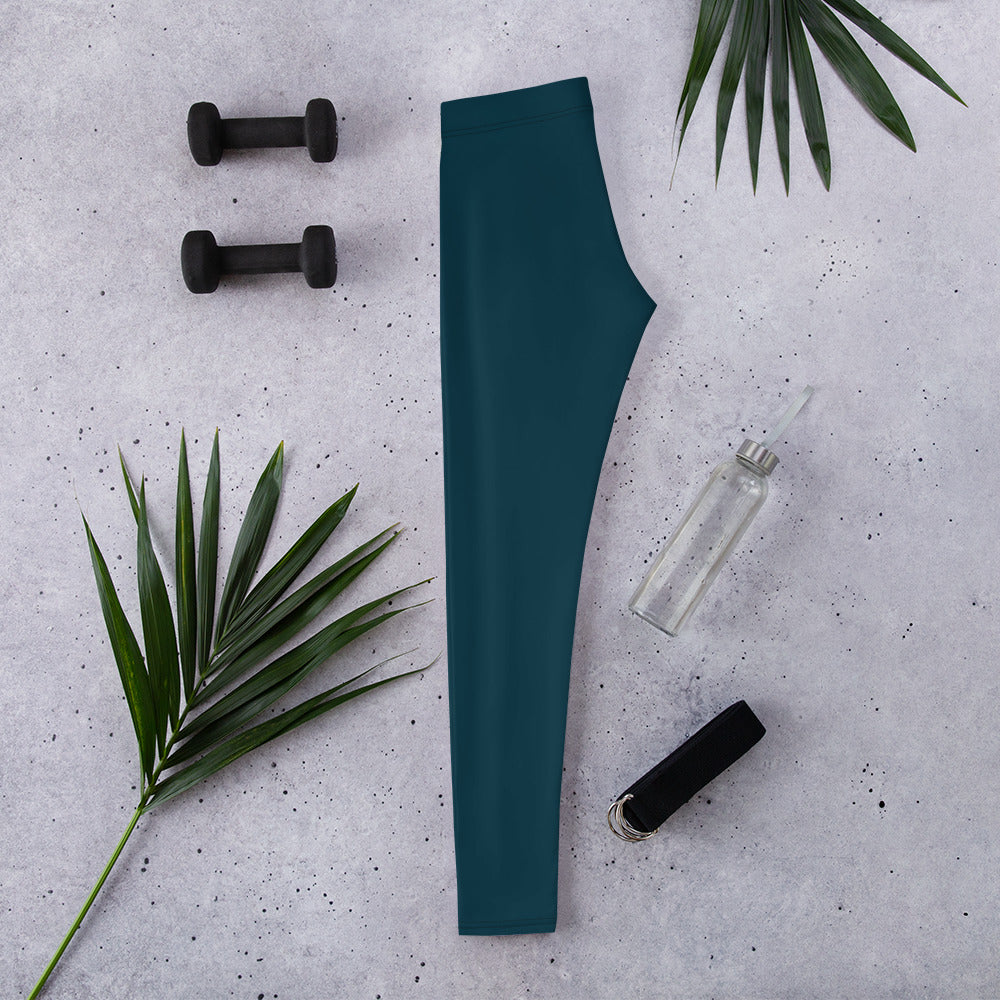 Dark Blue Whale Leggings