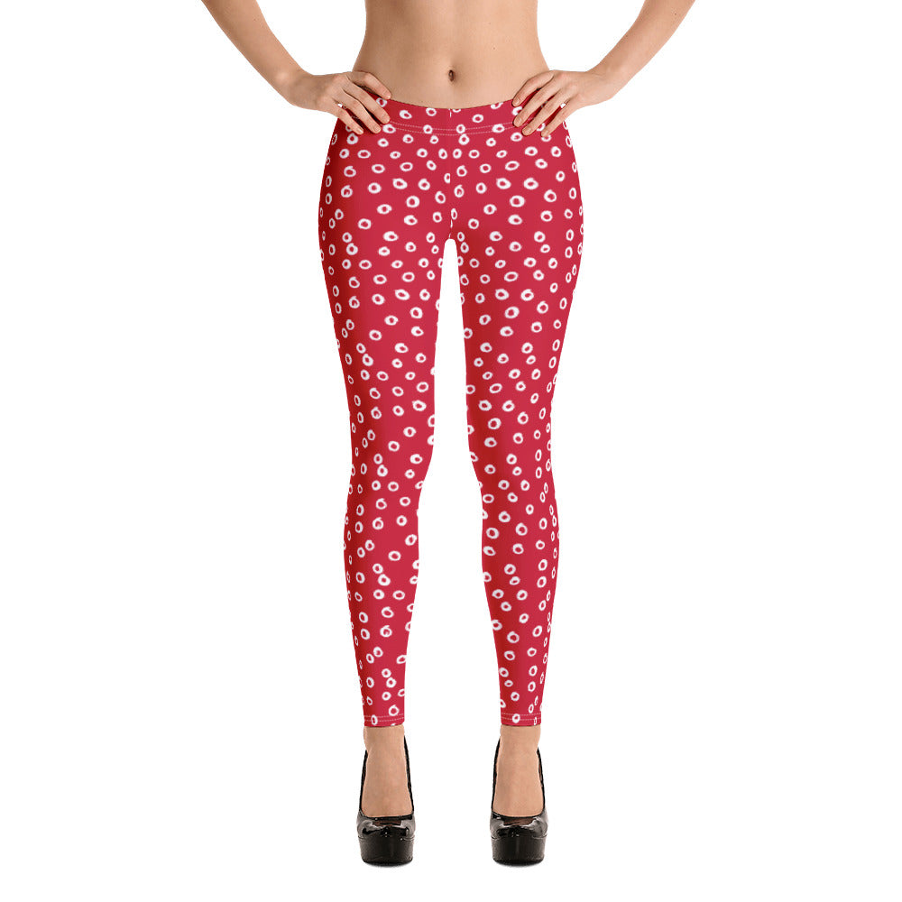 Christmas Red Leggings