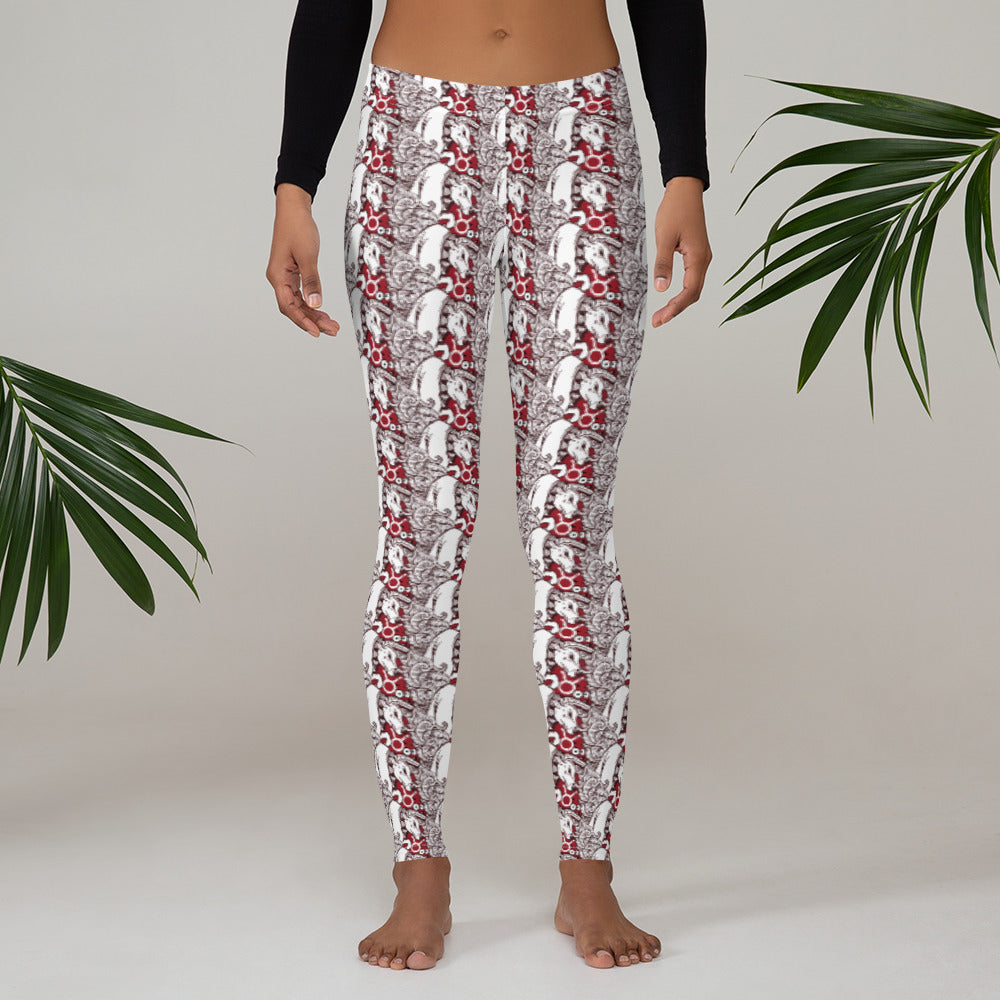 Taurus Zodiac Collage Leggings