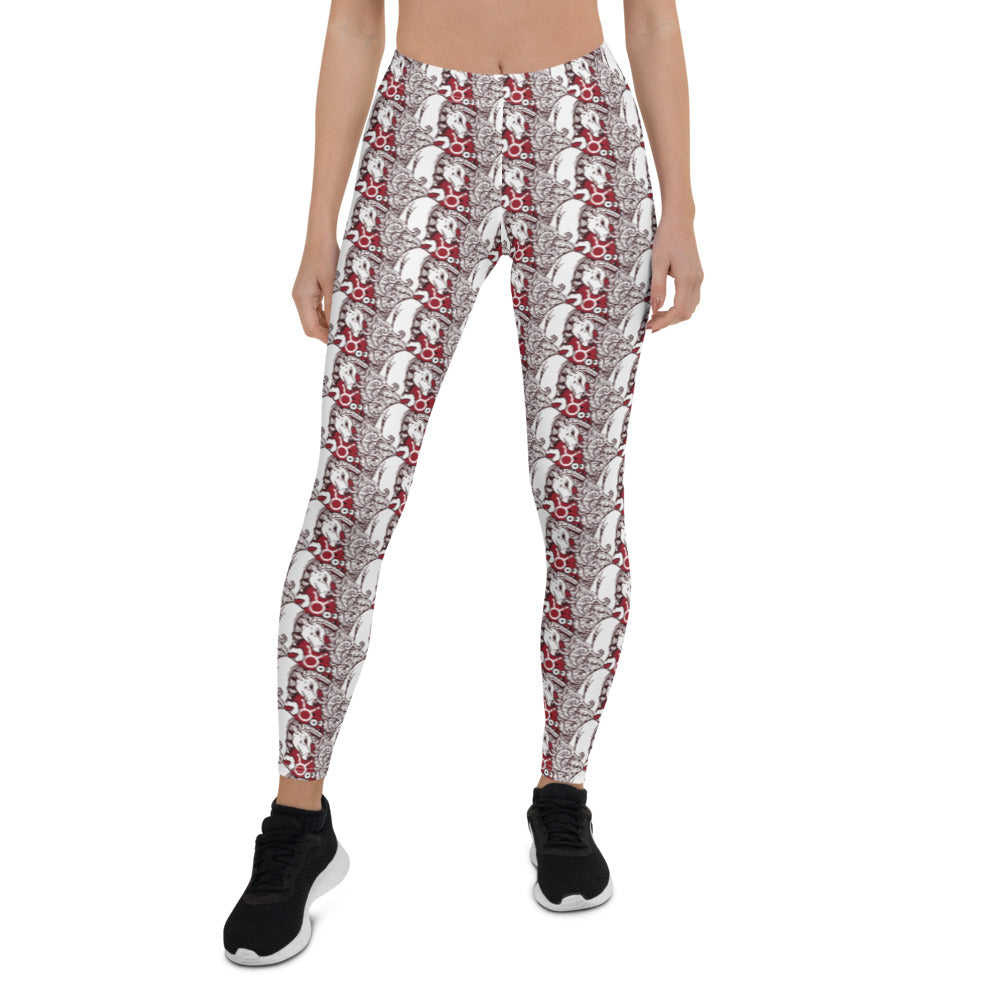 Taurus Zodiac Collage Leggings