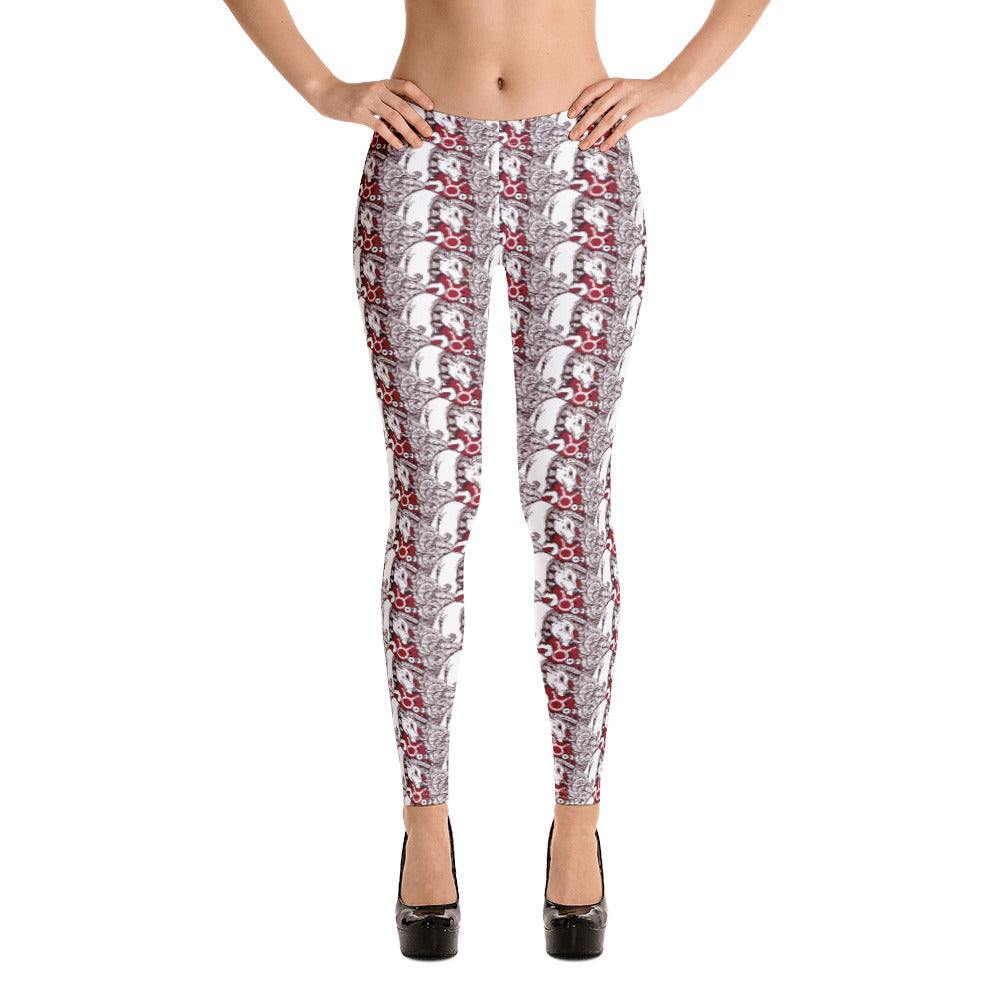 Taurus Zodiac Collage Leggings