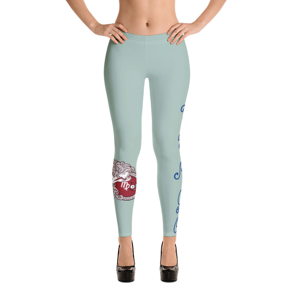 Virgo Light Blue Leggings