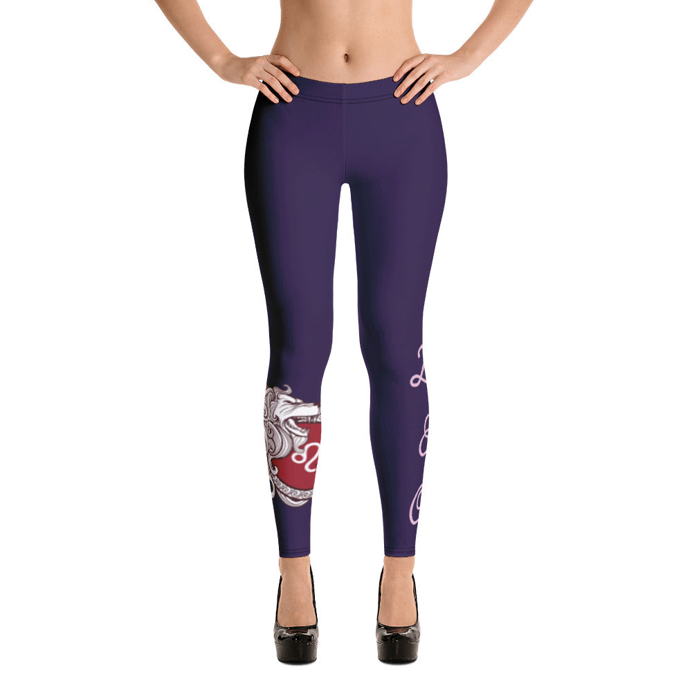 Leo Purple Zodiac Leggings