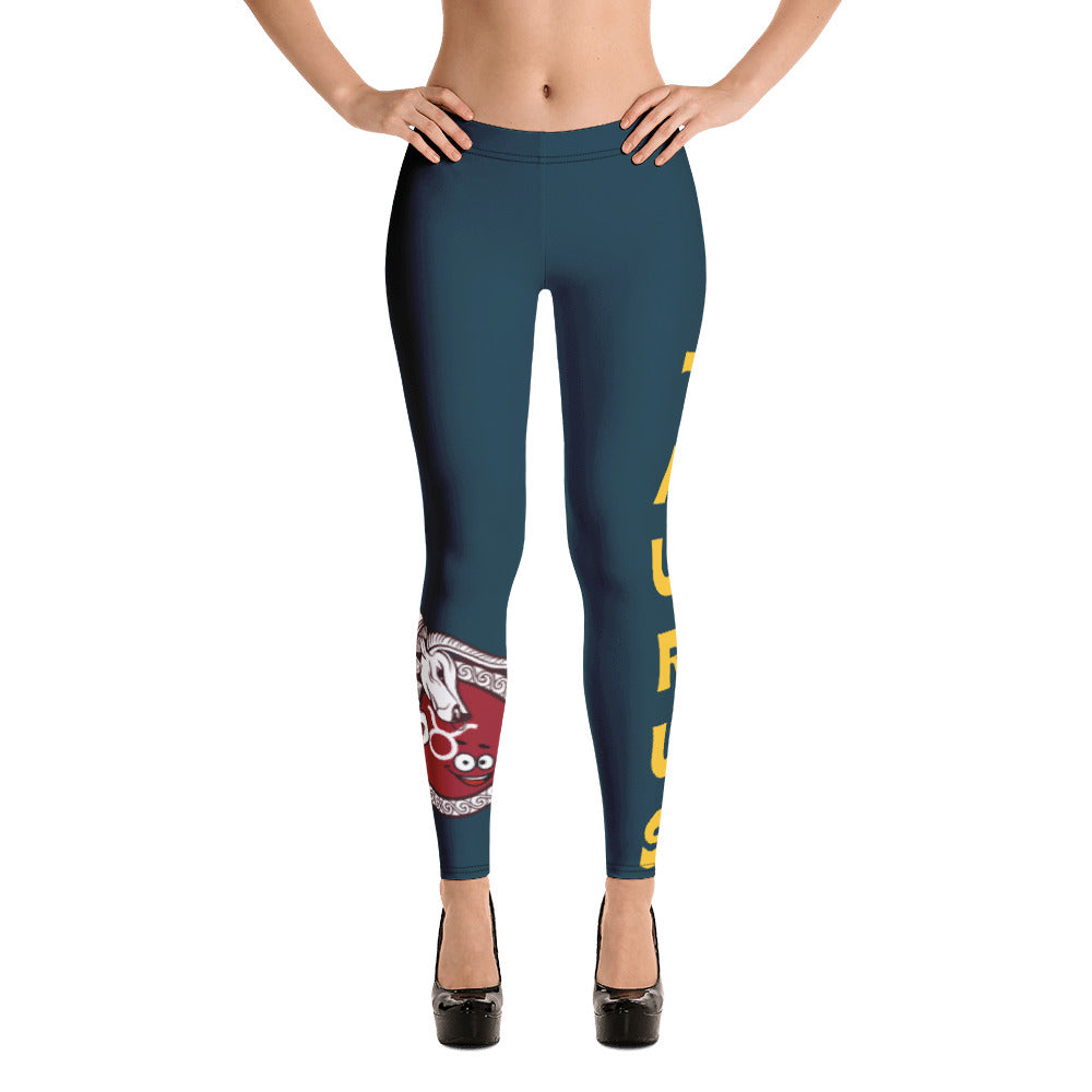 Taurus Blue Zodiac Leggings