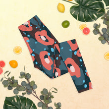 Load image into Gallery viewer, Blue Orange Designer Leggings