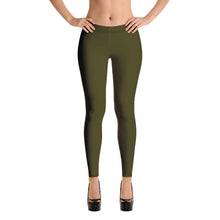 Load image into Gallery viewer, Dark Green Karaka Leggings