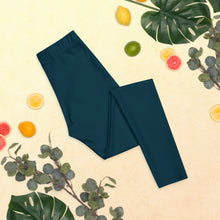 Load image into Gallery viewer, Dark Blue Whale Leggings