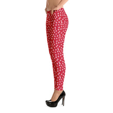 Load image into Gallery viewer, Christmas Red Leggings