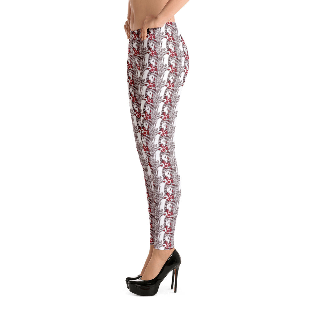 Taurus Zodiac Collage Leggings