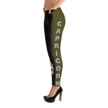 Load image into Gallery viewer, Capricorn Dark Green Leggings