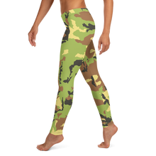 Load image into Gallery viewer, Green Camo Tie Dye Leggings