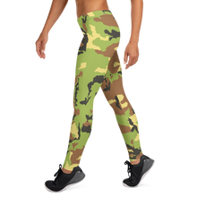 Load image into Gallery viewer, Green Camo Tie Dye Leggings