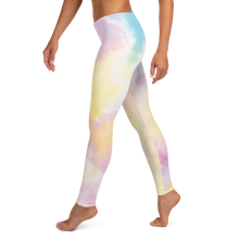 Load image into Gallery viewer, Blue Purple Tie Dye Leggings