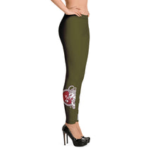 Load image into Gallery viewer, Capricorn Dark Green Leggings
