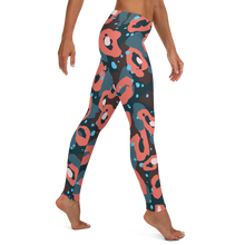 Load image into Gallery viewer, Blue Orange Designer Leggings