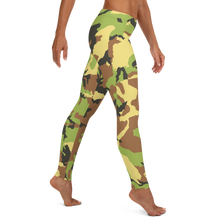 Load image into Gallery viewer, Green Camo Tie Dye Leggings