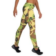 Load image into Gallery viewer, Green Camo Tie Dye Leggings