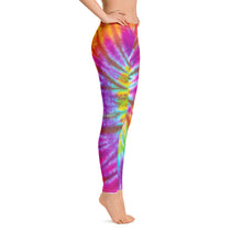 Load image into Gallery viewer, Tie Dye Themed Rainbow Leggings