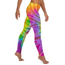 Load image into Gallery viewer, Tie Dye Themed Rainbow Leggings