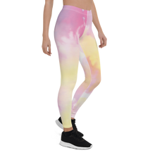 Load image into Gallery viewer, Blue Purple Tie Dye Leggings