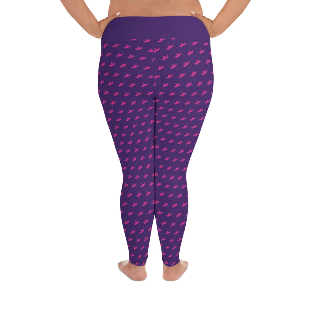 All-Over Print Plus Size Leggings - Jiji Lifestyles