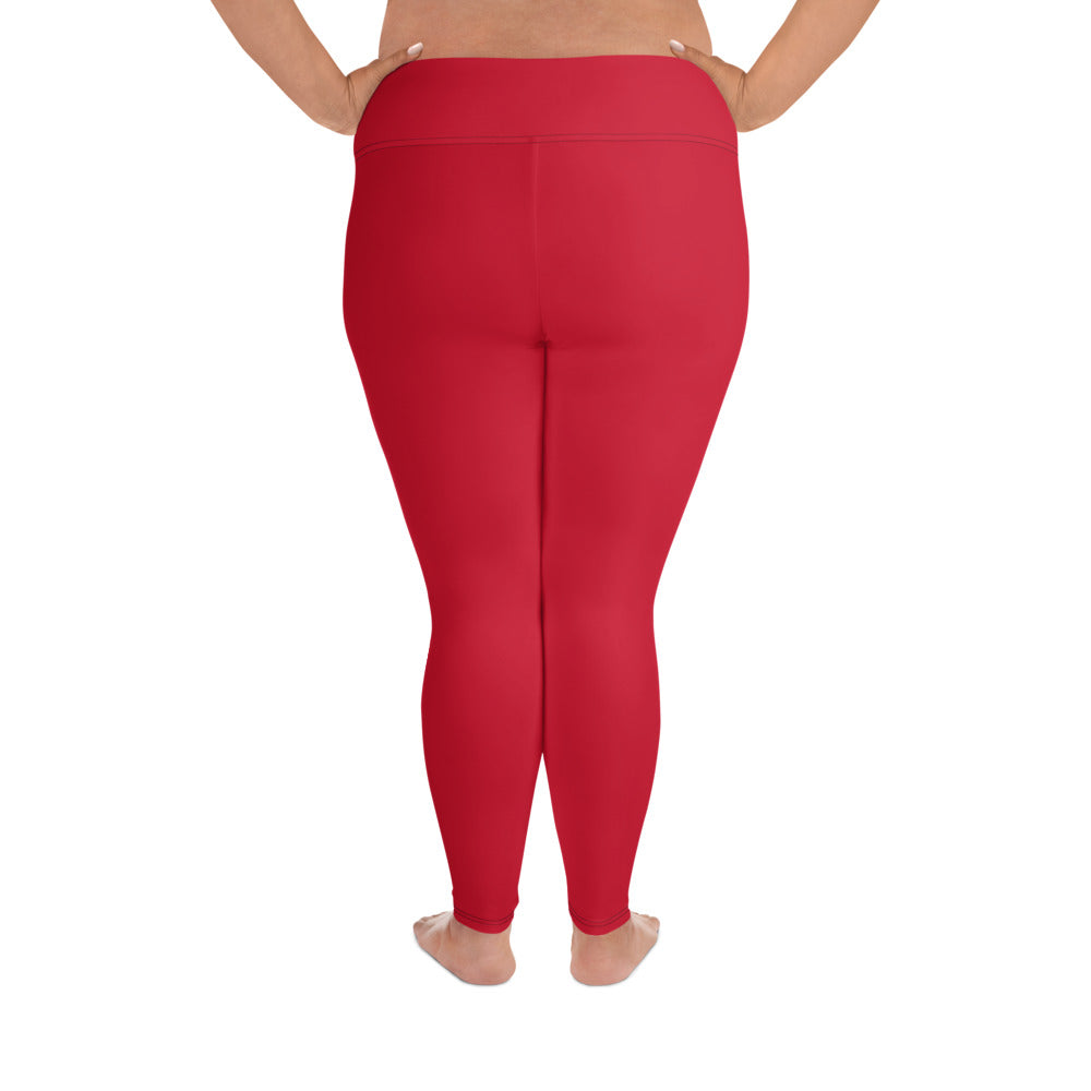 Red Plus Size Leggings