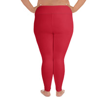 Load image into Gallery viewer, Red Plus Size Leggings