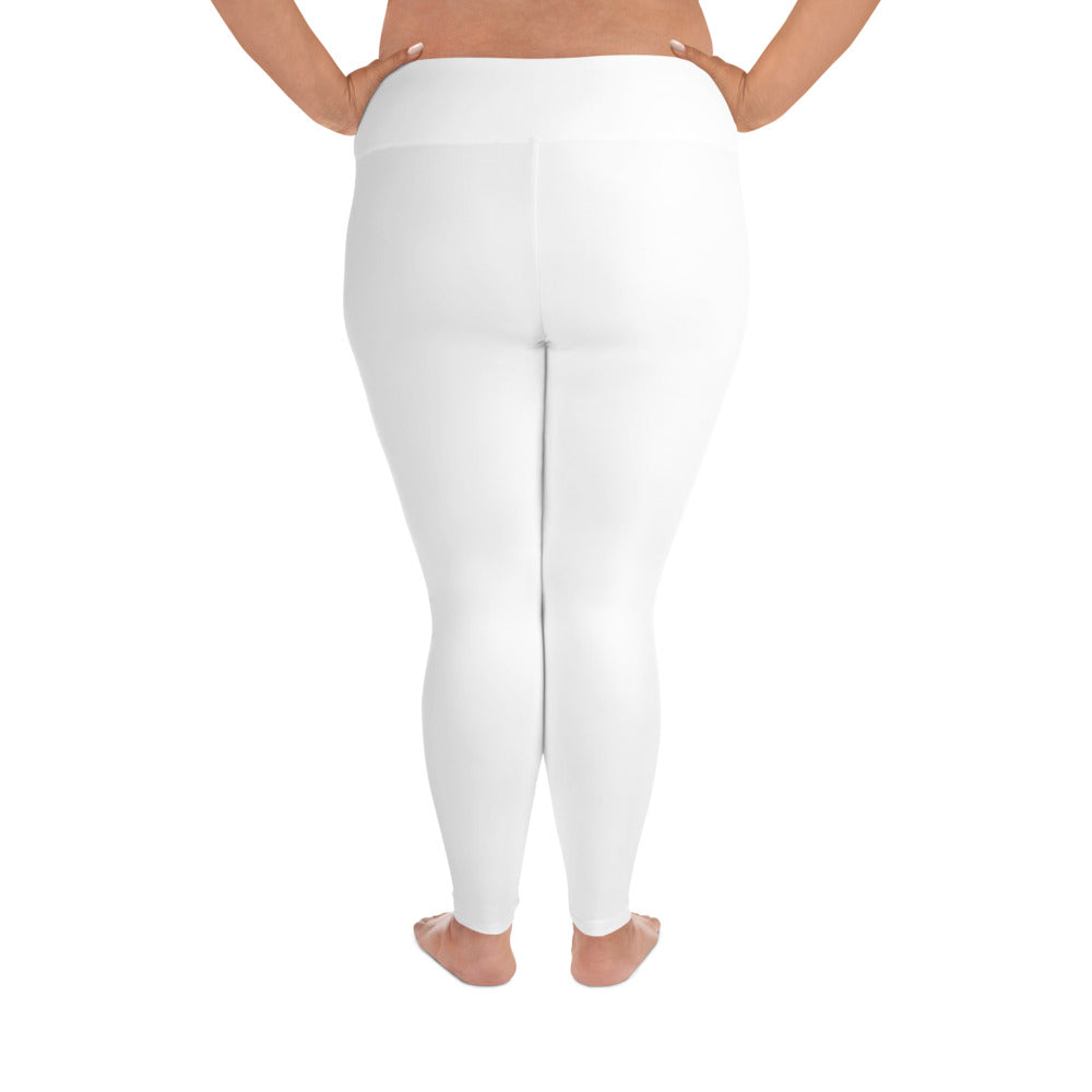 White Plus Size Leggings