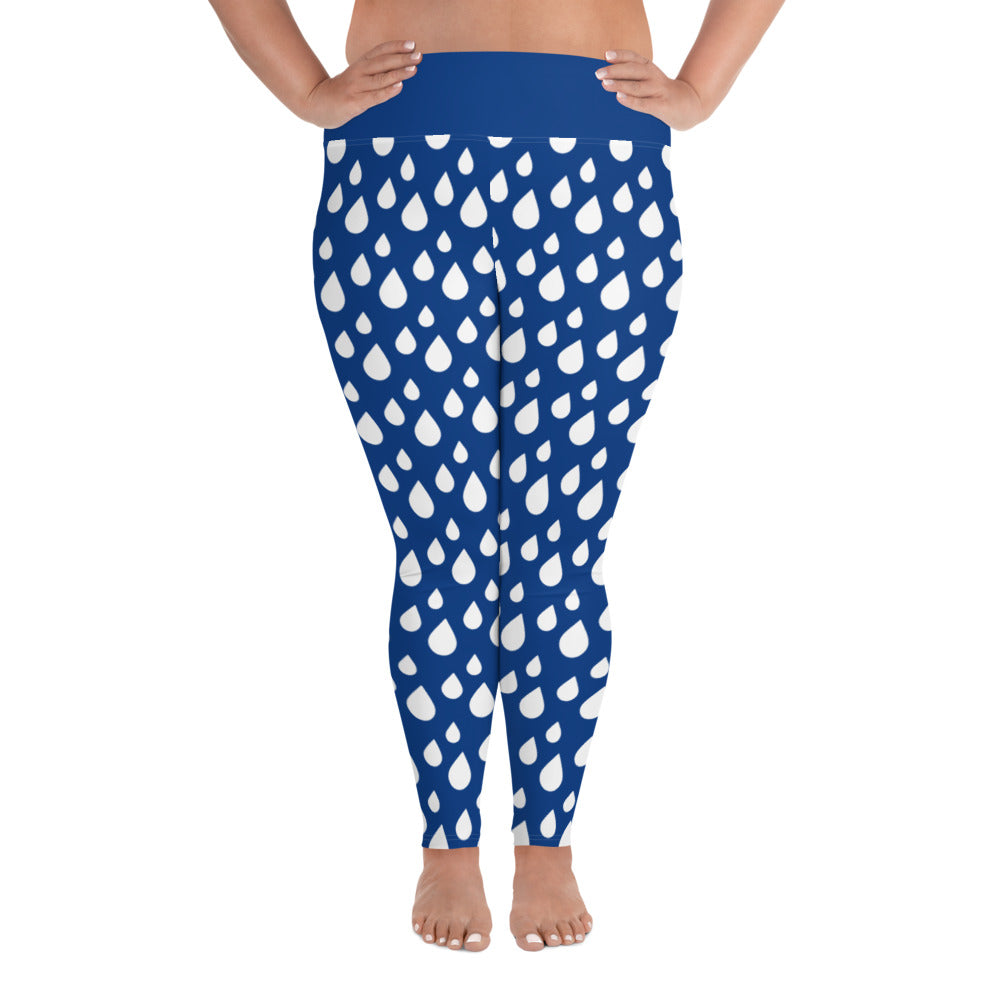 All-Over Print Plus Size Leggings - Jiji Lifestyles