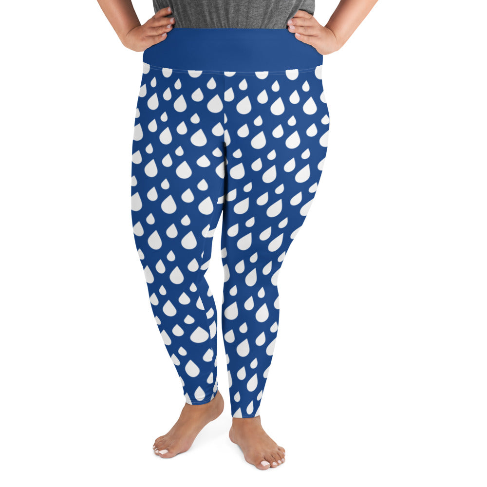 All-Over Print Plus Size Leggings - Jiji Lifestyles