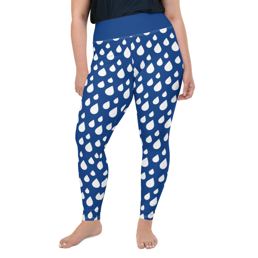 All-Over Print Plus Size Leggings - Jiji Lifestyles