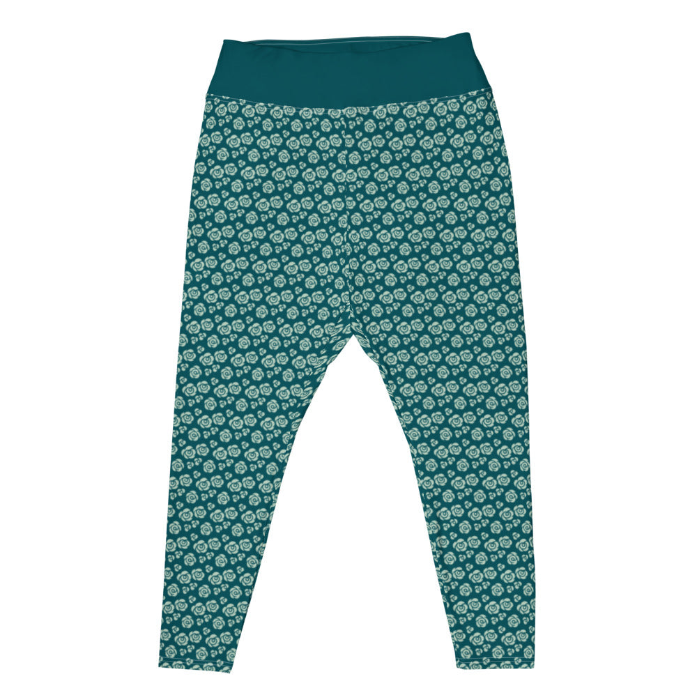 All-Over Print Plus Size Leggings - Jiji Lifestyles