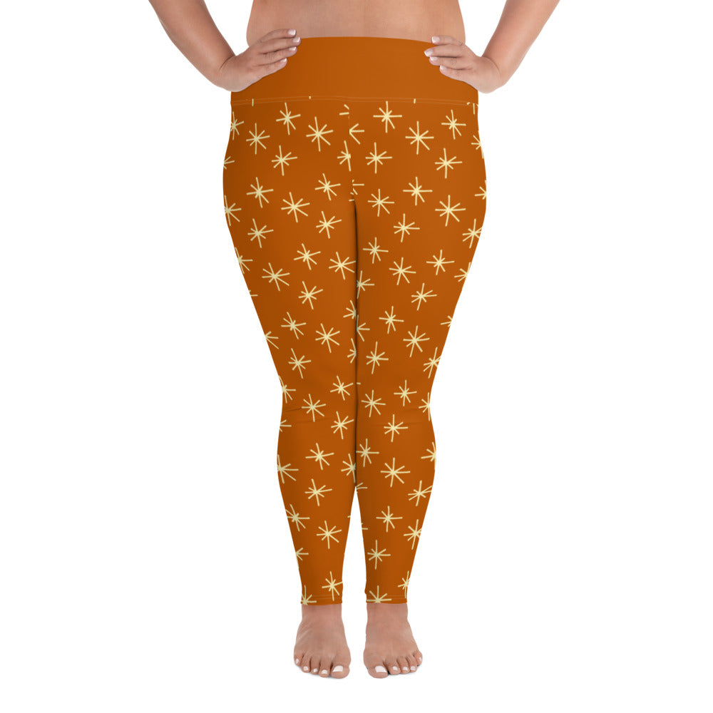 All-Over Print Plus Size Leggings - Jiji Lifestyles