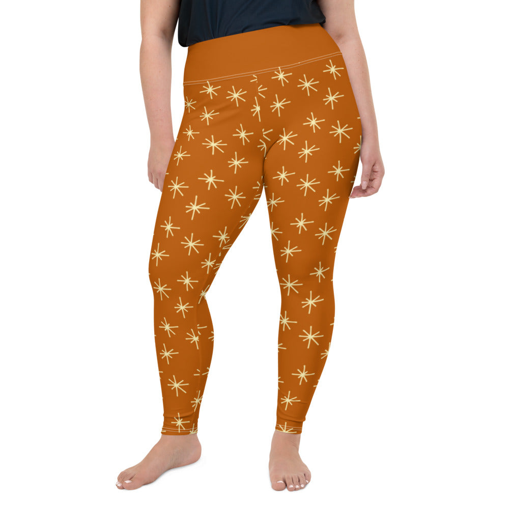 All-Over Print Plus Size Leggings - Jiji Lifestyles