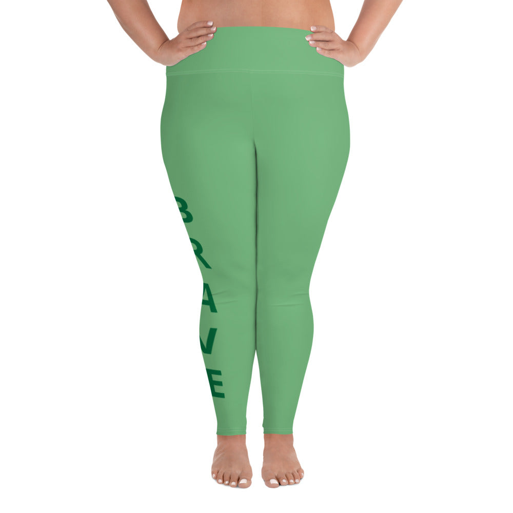 All-Over Print Plus Size Leggings - Jiji Lifestyles