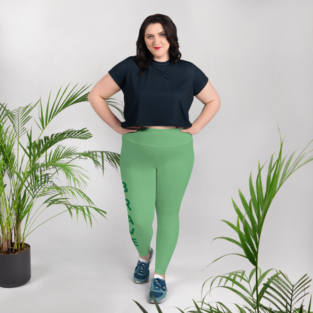 All-Over Print Plus Size Leggings - Jiji Lifestyles