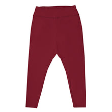 Load image into Gallery viewer, Maroon Crimson Plus Size Leggings