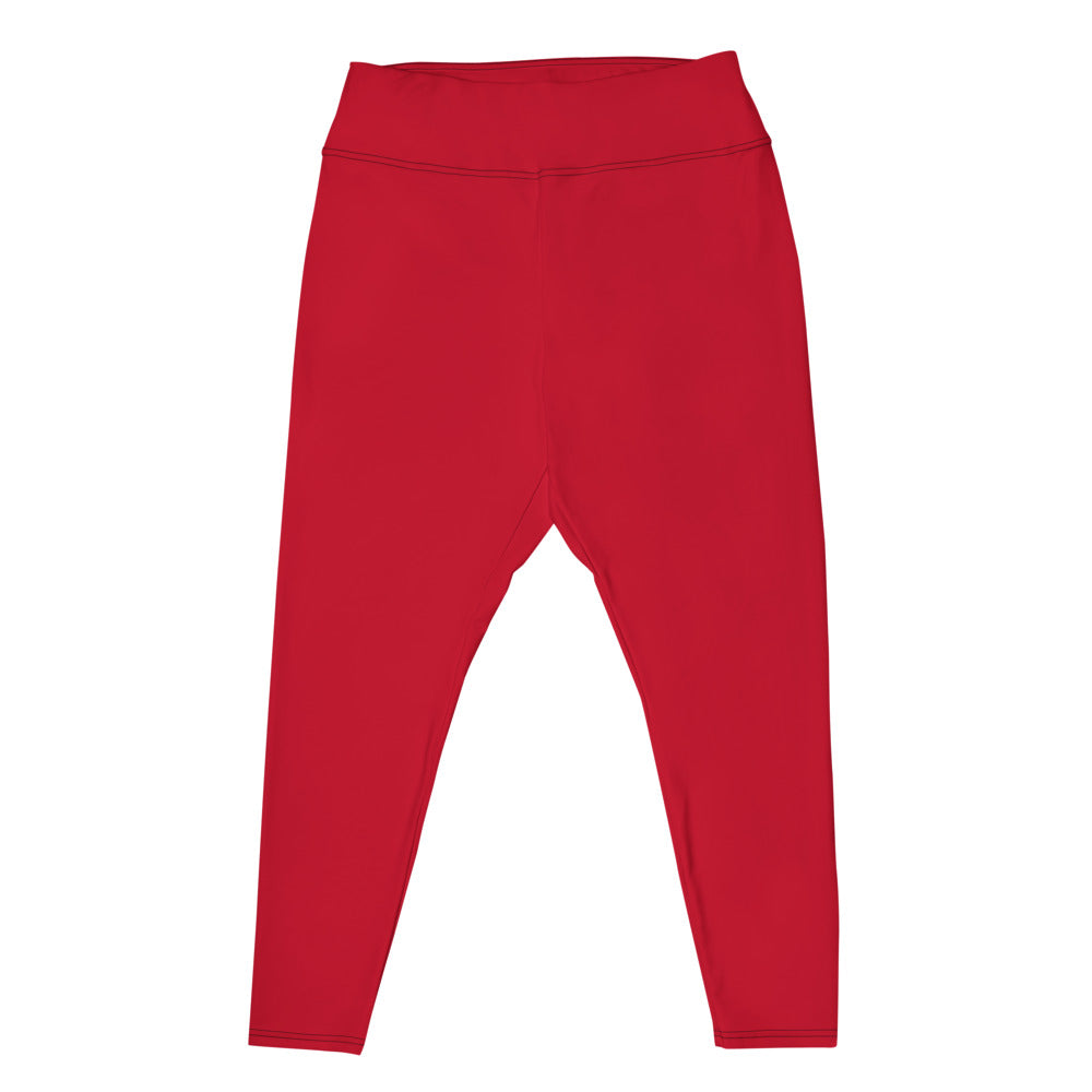 Red Plus Size Leggings