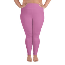 Load image into Gallery viewer, Pink Purple Plus Size Leggings